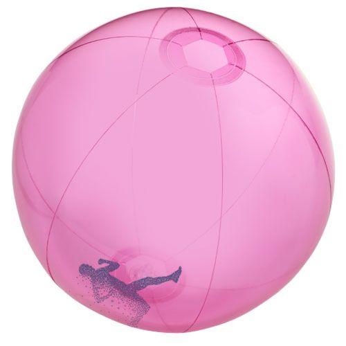 Ballon De Plage Transparent IBIZA Gonflable Couleur Translucide