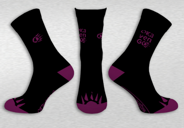 chaussettes de sport personnalisées fabrication europe tissage 5 couleurs délai rapide